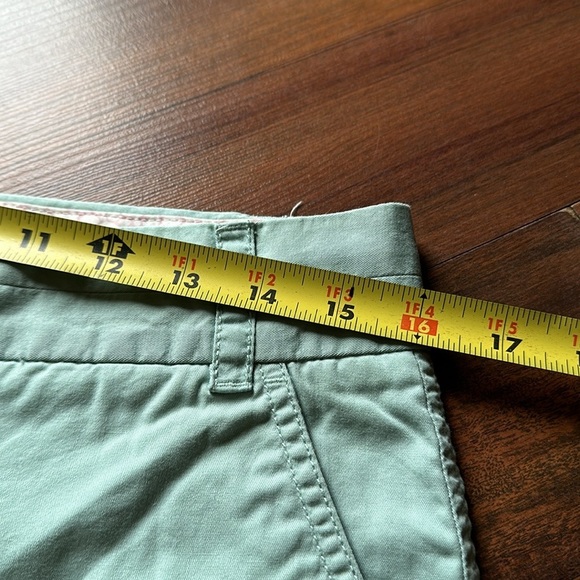 J Crew 100% Cotton Chino Broken-In Light Teal Size 4, Button Closure - Picture 10 of 11